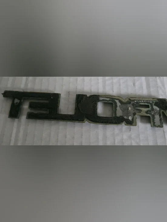 Black Raised Lettering Emblem - Picture 7 of 11